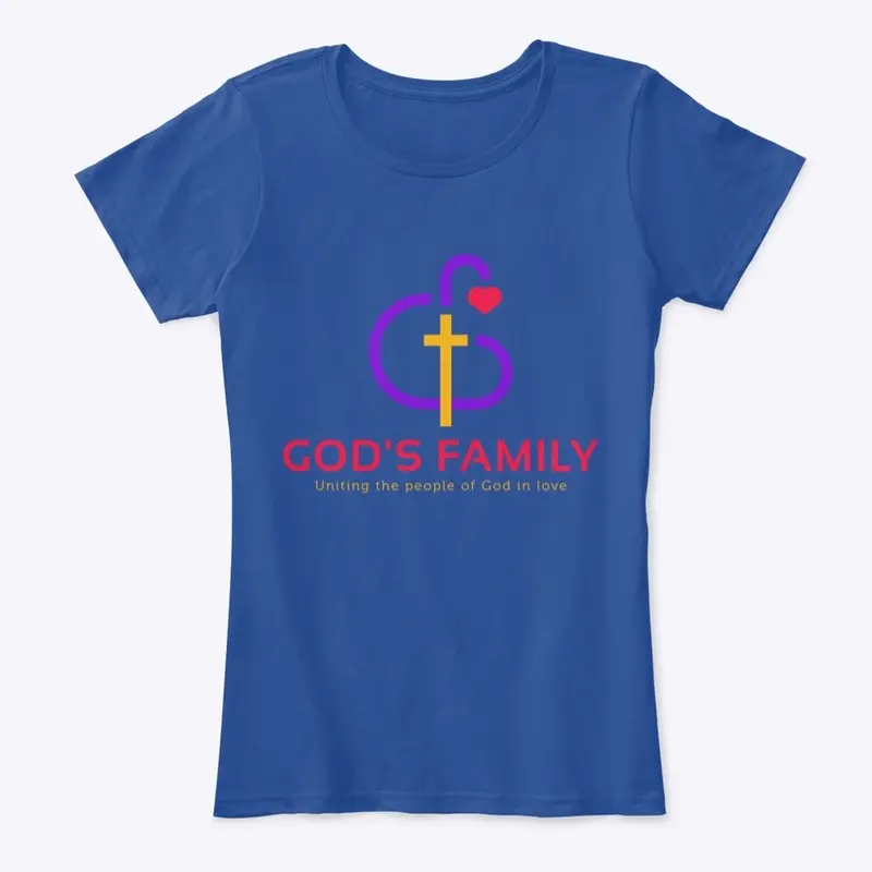 God's Family Royal Blue Tee